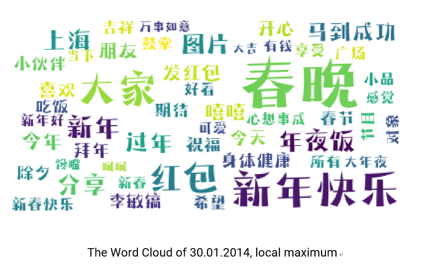 The Word Cloud of 30.01.2014, local maximum